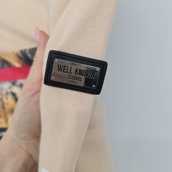 Well Known Studios Tiger Hoodie Unisex beige size Xlarge - Picture 5 of 14
